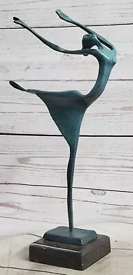 Abstract Modern Art By Milo: Handmade Bronze Sculpture - Fine Art Decorative Pie • $129.50