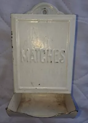 Vintage Advertising Match Box Tin Holder • $24.99