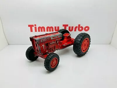 Lone Star Red Vintage Tractor 135 Mm Long Diecast U • £1.99