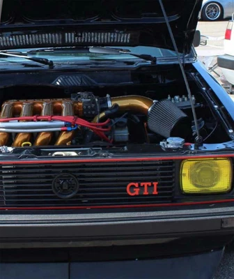 $33 • Buy Vw Water Cooled Rabbit Golf Cabriolet Gti Grill Nose Badge Emblem