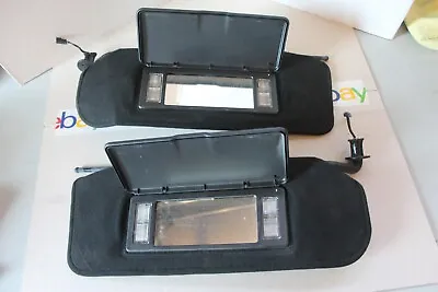 97-04 Corvette C5 Black Sun Visors Sunvisors W/ Lighted Vanity Mirrors 30k Miles • $139.99