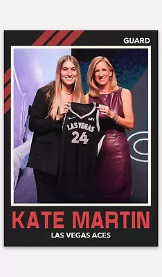 Kate Martin Custom Las Vegas Aces Basketball Card Limited Edition Iowa • $9.49