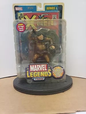 Marvel Legends Toybiz Series 1 X-Men TOAD Figure With Comic Book 2002 • $35