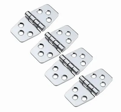 4X Marine Stainless Steel Boat Hinges Strap Hinges 3  X 1.5   • $18.50