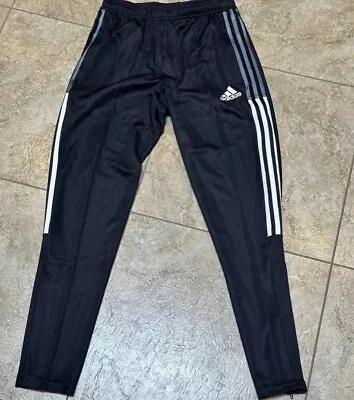 Adidas Tapered Leg S Men's Black Track Pants - JDG22 1-003 • $25