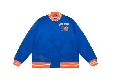 Mitchell And Ness NBA Heavyweight Satin Jacket New York Knicks • $133.95