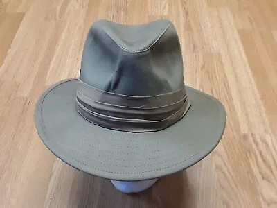 Failsworth 100% Cotton Drifter Fedora Hat Khaki Size S  • £20