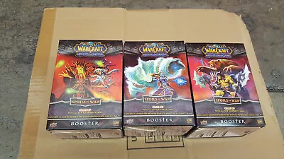 World Of Warcraft Miniatures Game Booster Lot Of 3 Spoils Of War Upper Deck NEW • $29.99