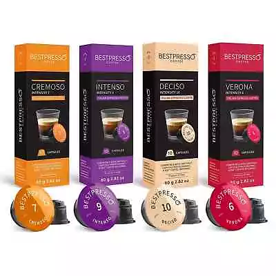 Bestpresso Capsules Compatible With Starbucks Verismo CBTL Caffitaly K-fee • £16.08