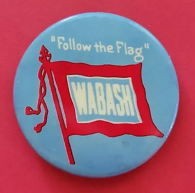 Wabash Railway Pinback Button Vintage Pin Railroad  • $19.99
