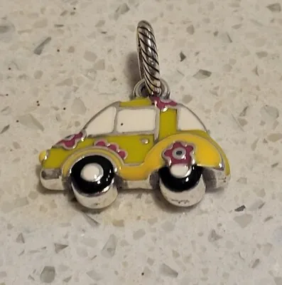 Brighton Love Bug VW Beetle Charm Silver-plated Enameled Flower Power NWOT • $18.45