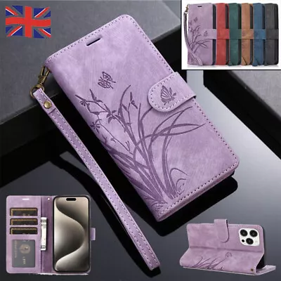 Flip Leather Case Wallet Cover For IPhone 15/14/13/12/11 Pro Max X XR 8/7/6 Plus • £7.86