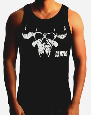 DANZIG Heavy Metal Band Black Tank Top • $12.99
