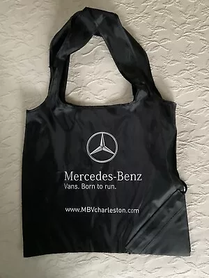 MERCEDES-BENZ Vans Black Nylon Tote 2 Handle Tote Bag Charleston • $12.99