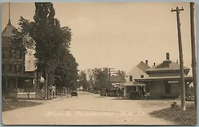 Mountainview Nh Main Street Antique Real Photo Postcard Rppc • $44.99