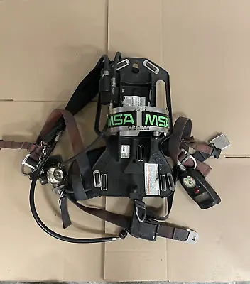 MSA FireHawk M7 SCBA Air Pack Harness W/ Control & Power Modules For Parts Only • $59.99