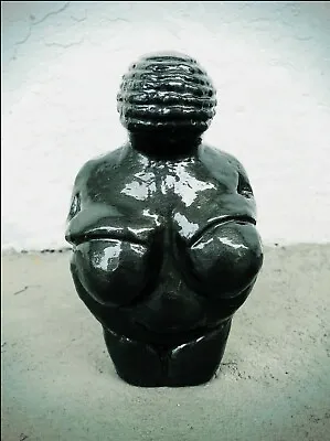 Venus Of Willendorf Concrete Statue (Night Goddess Design) Handmade Sculpture • $60