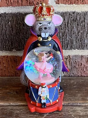 Nutcracker Ballet Gifts- Rat King Snowglobe Ballerina-New In Box-Gift-Christmas • $10