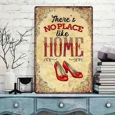There's No Place Like Home Vintage Novelty Metal Sign 12 X 8 Wall Art • $8.89