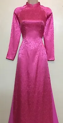 Ao Dai Lụa Cuc Hoa Mi Vietnamese Dress With Pants - Size : Small • $45