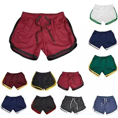 Men's Running Shorts Sports Fitness Short Pants Quick Dry Gym Shorts • $9.99