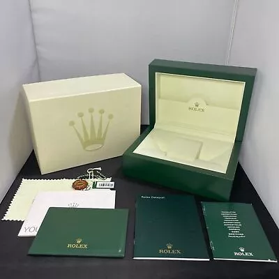 ROLEX Watch Box Case 31.00.64DATEJUST Booklet(2006) 100%Authentic FZ8250 • $402.15