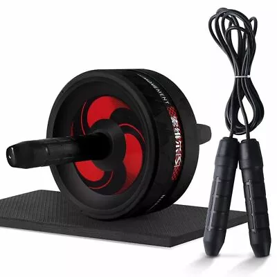 Abdominal Wheel Ab Roller Jump Rope Arm Waist Leg Exercise Gym Fitness Equipment • $39.84