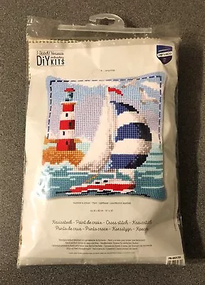 Vervaco Lighthouse Tapestry Kit Cross Stitch NEW Sea Maritime Yacht • £19.99