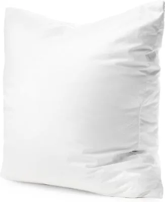 Continental Bedding White Goose Down And Feather Fill-Throw Pillow - Fluffy Euro • $17.99