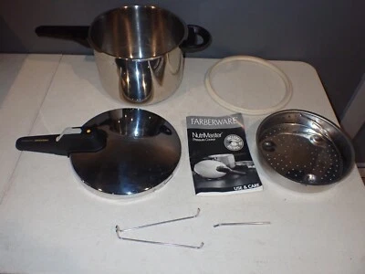 $29.93 • Buy Farberware NutriMaster Pressure Cooker 6 Qt. Stainless Steel