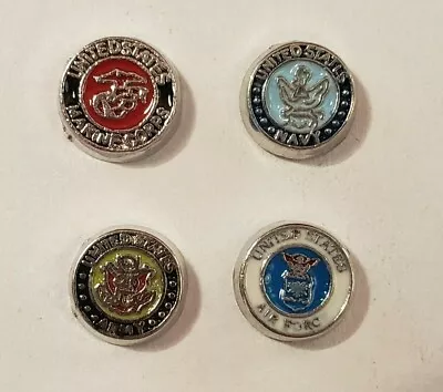 Military First Responders & Patriotic Floating Charms For Living Lockets • $9.99