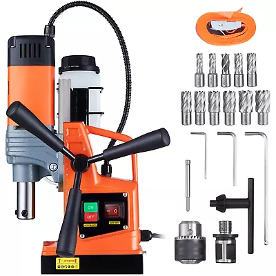 VEVOR Magnetic Drill 1300W 2922Lbf/13000N Portable Mag Drill Press 810RPM • $316.87