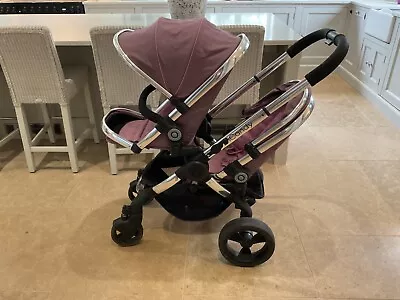 ICandy Peach Blossom Double Twin Pushchair Main Seat And Lower Plus Adapters . • £299