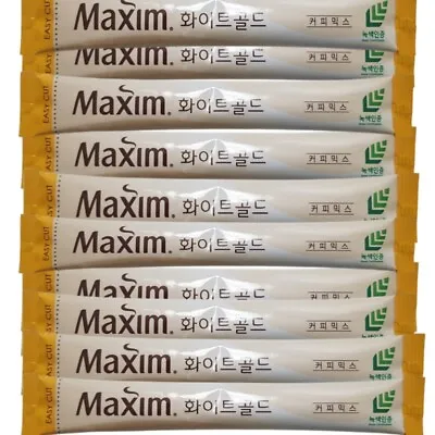 Maxim White Gold Premium Korean Instant Coffee Mix Easy Cut 11.7 G 10 Sticks • $19