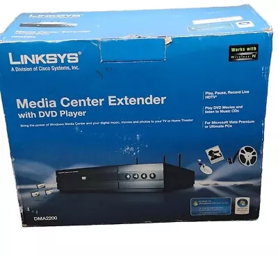 Linksys Media Center Extender DMA2200 With DVD Excellent Condition Open Box • $59.99