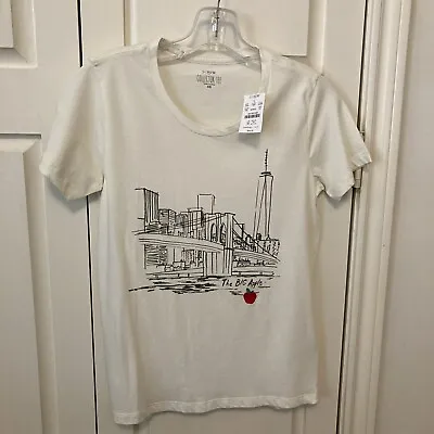 JCrew NWT The Big Apple NYC Collector Tee XS New With Tags • $14.99