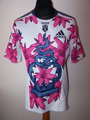 £90 • Buy Stade Francais Paris Adidas Home 2011-2012 Rugby Shirt (XL,XLarge Mens) Jersey