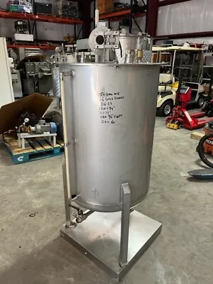 50 Gallon 316 Stainless Steel Mixing Tank W Top Mounted 3/4 HP Mixer • $2650