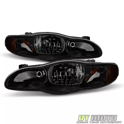 Black Smoke 2000-2005 Chevy Monte Carlo Headlights Aftermarket 00-05 Left+Right • $142.99