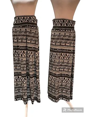 Mossimo Supply Co Black & White Aztec Print High Waist Maxi Skirt Size Small • $8.50