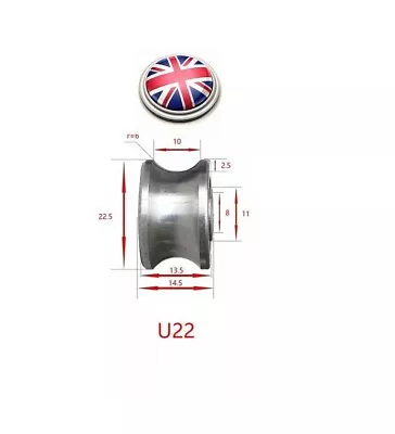 Linear Rail Shaft Roller Bearing U Groove Steel Wheel MetalTrack Sliding U22 • £4.99