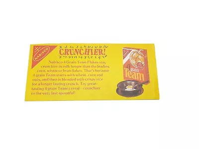 Vintage Nabisco Coupon 4 Grain Cereal • $5.91