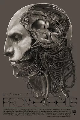 Prometheus By Gabz Ltd X/225 Screen Print Poster Art MINT Mondo Movie • $175