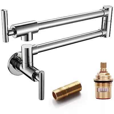 Sonnet Designs Pot Filler Faucet Wall Mount Kitchen Sink Faucet Heavy-Duty Solid • $53.51