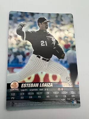 2004 MLB Showdown Esteban Loaiza Foil Trading Deadline White Sox • $19.99