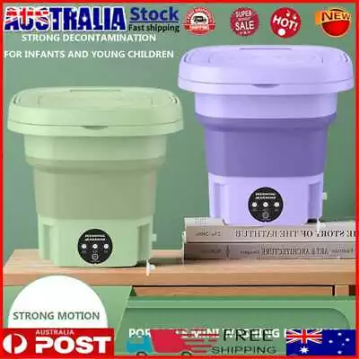 $62.77 • Buy 8L Clothes Washer Low Noise Mini Washing Machine For Newborn Rags AU