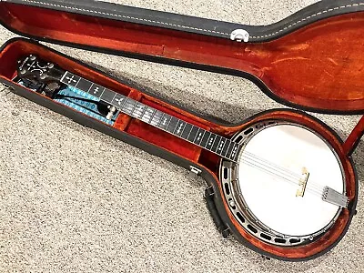 Vintage Rare 5 String Banjo By Michael Allison Providence Rhode Island Exc • $499