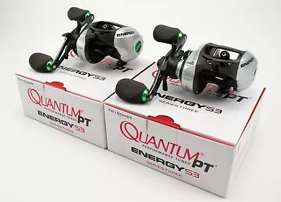 (lot Of 2) Quantum Pt Energy S3 En100hpt 7.0:1 Right Hand Baitcast Reel • $81