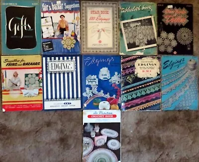 STAR BOOKS - Eleven (11) Titles - Knitting And Crocheting Vintage Copies • $22.95