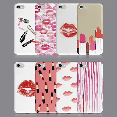 Lipstick Love Fashion Trendy Phone Case For Iphone 7 8 Xs Xr Samsung S8 S9 Plus • £6.89